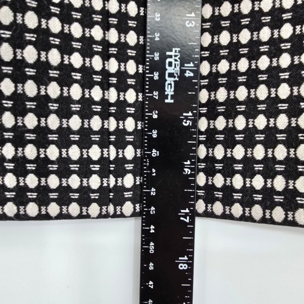 Ann Taylor LOFT Skirt Black & White Dot Pattern Career Casual Size 2P - Picture 8 of 10